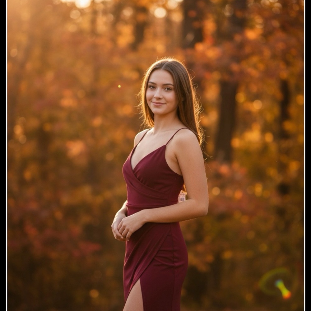 Emerald Sundae Wine Spaghetti Strap Midi Dress